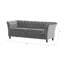 Roxy 3 Seater Chesterfield Sofa-2096110388-2081388102