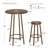 2-Person Counter Height Dining Set Round