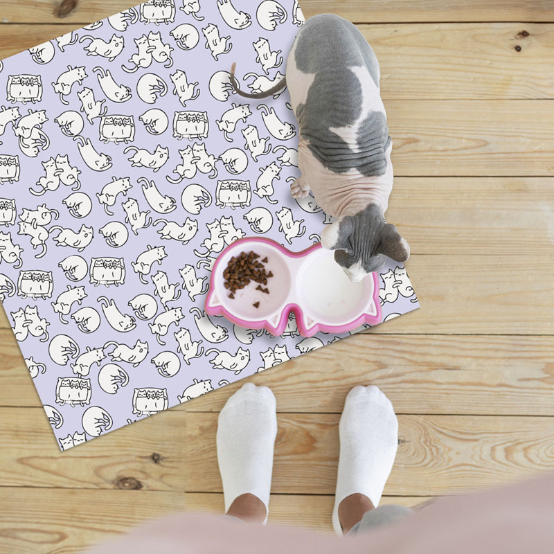 Pet Lovers Anti-Skid Placemat