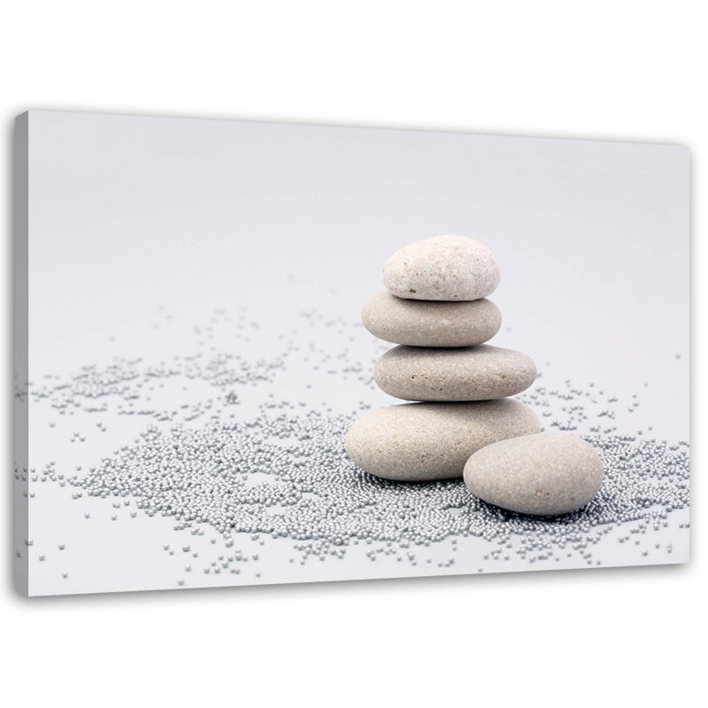 Zen Stones Spa - Wrapped Canvas Print, 70cm H x 100cm W