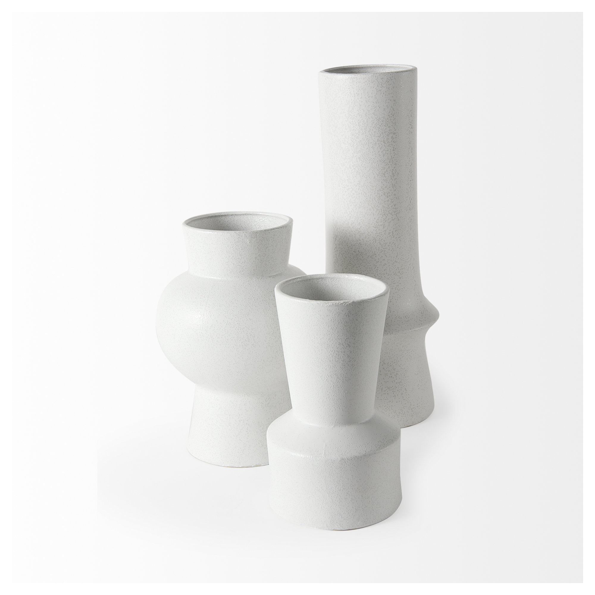 Novak Ceramic / Porcelain Table Vase, White
