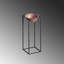 Pot décoratif décoratif en métal noir et cuivre Becontree Elegant, 8,7 po x 23,6 po | 100% métal durable, poids léger 2,9 lb | Parfait pour les plantes d'intérieur et la décoration intérieure | Aucune installation requise, design élégant et moderne-114228050