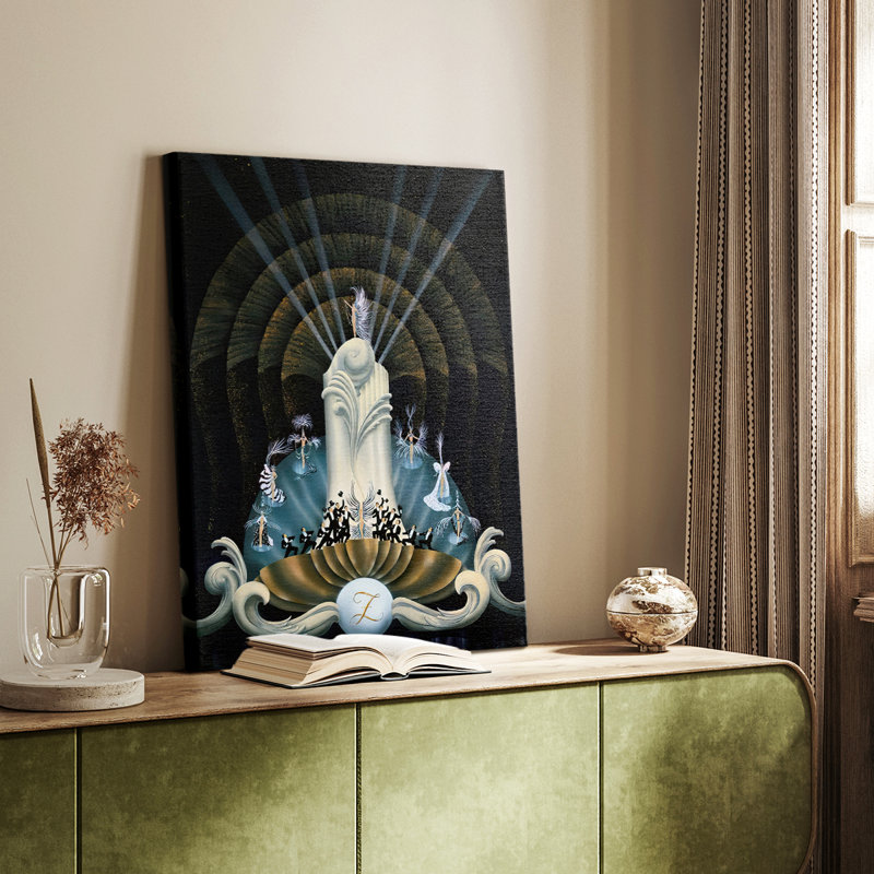 Tranquillité - galerie Cavas sur mesure, H 18 po x l 12 po
