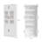 86.6'' H X 31.5'' W 5-tier Bookcase With Glass Doors