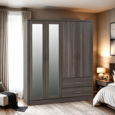 Langley Lisbon 4 Door Wardrobe