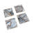 Marble Square 4 Piece Coaster Set