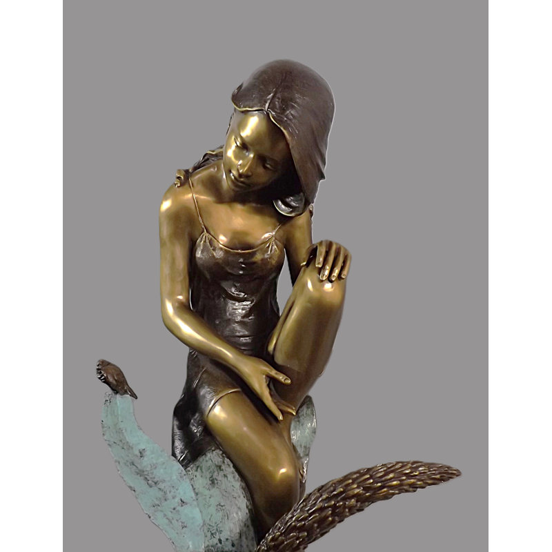 Water Resistant Bronze Garden Statue