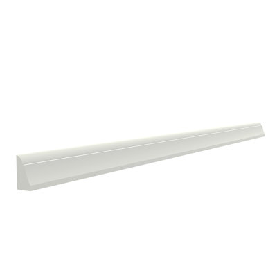 7 X 0.5 X 96" Premium MDF Baseboard Molding – Custom Length Available, 7" Height, White Primer , Make To Order 90 Days Smooth Paintable Finish