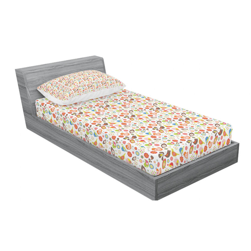 Microfiber Sheet Set, Twin XL Sheet Set with Fitted Sheet