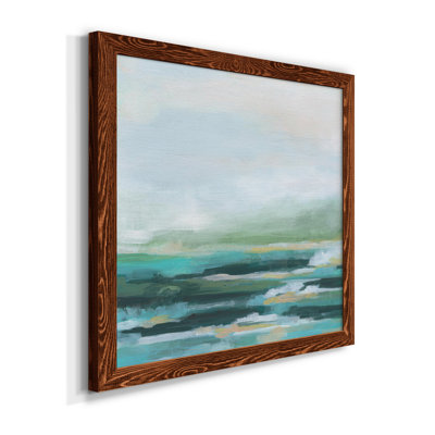 Misty Inlet II - Toile encadrée de qualité supérieure - prête à être accrochée