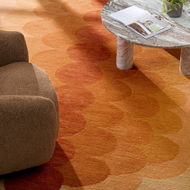 Metro Hand Tufted Wool;Cotton Geometric Indoor Rug, 8'-0" X 10'-0" Rectangle