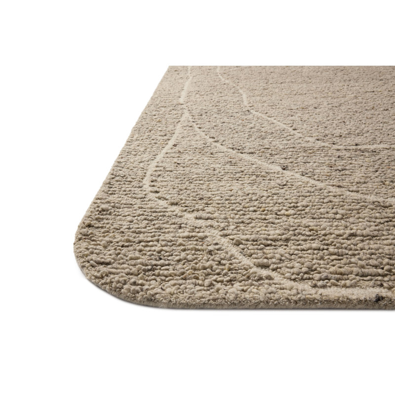 Coleman Oatmeal / Ivory Area Rug, Rectangle 2'3" x 3'9"