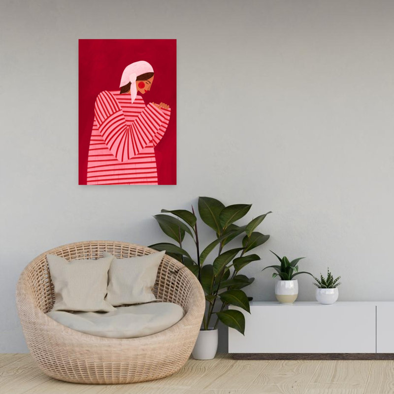 Art contemporain, art contemporain abstrait, H 24 po x l 16 po