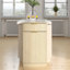 Armoire poubelle inclinable 10 gallons avec tiroir à texture ondulée et bac coulissant-481656786