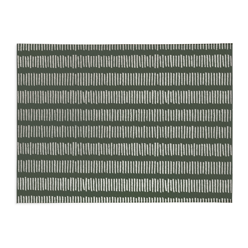 Paillasson intérieur, L 24 po x L 36 po, Vert