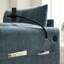 Simple 38 po en bleu, chenille, rangement, support de téléphone réglable, pochettes d'accoudoirs, conception d'oreiller pour la maison, revêtement en chenille,-1145440426
