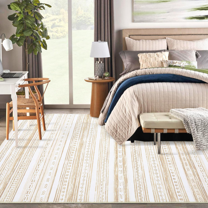 Machine Printed Area Rug, Rectangle 140 x 200 cm