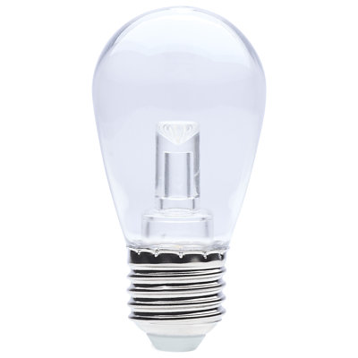 Guirlande lumineuse de remplacement 0,5 W à culot moyen de 0,5 W à culot moyen 12V TBT transparent 12V