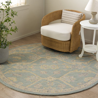Tapis marocain en laine touffeté à la main Blossom