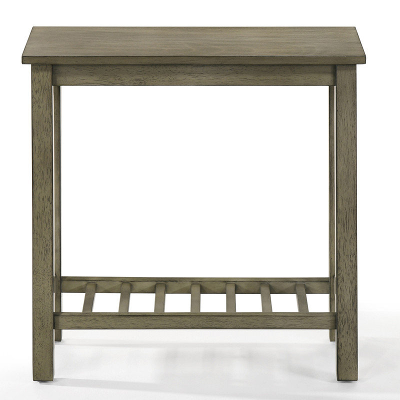 Console rectangulaire en bois Avina Sofa Canapé de ferme et tables de bout avec côtés en X