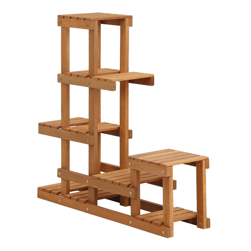 Wood Weather Resistant Plant Stand