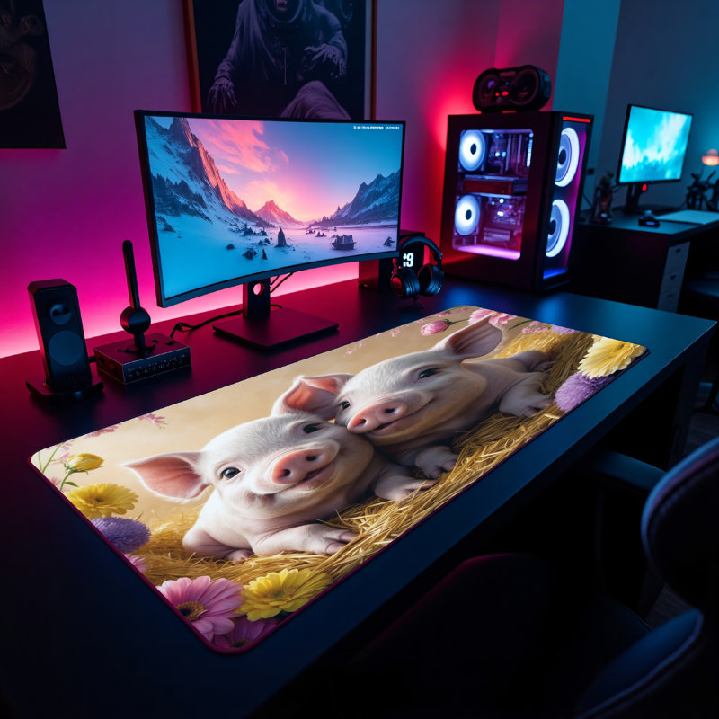 Polyester Desk Pad, 23.6x13.8