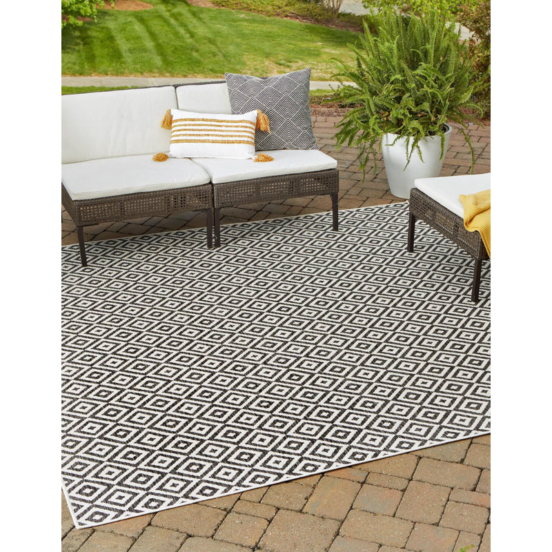 Tapis intérieur / extérieur Jill Zarin Costa Rica, Rectangle 10 pi x 13 pi 1 po
