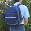 Sac à dos de luxe pique-nique pour deux - bleu treillis