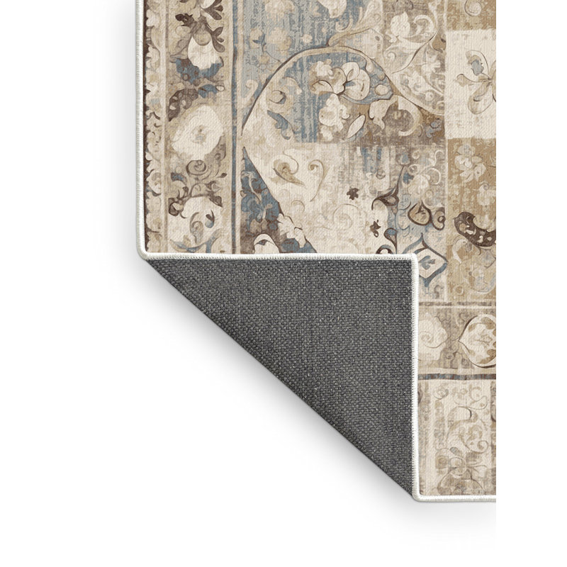 Vintage Dash Rug, Round 7'