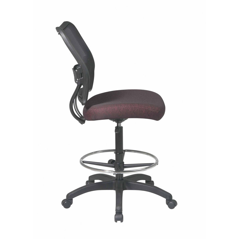 Pascarella Mesh Drafting Chair, Icon - Burgundy