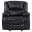 Fauteuil inclinable noir rembourré-1759513694