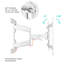 ONKRON Single Screen Wall Mount