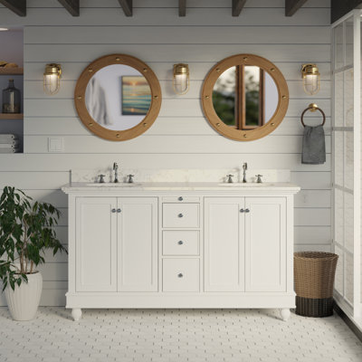 Ensemble de meuble-lavabo double 60 po Ferdinand