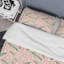Feuilles tropicales roses et vertes I - Ensemble de housse de couette moderne - Microfibre de polyester-2029220171