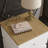 Lifting Vanity Desk With Flip Top Mirror And 360°Rotation Top