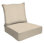 Ensemble de coussins d'extérieur à assise profonde - Conception confortable, durable et résistante aux intempéries - Basics by Wayfair ™