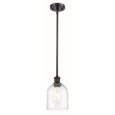 Luminaire suspendu à tige 1 lumière 6 po Ballston Anacaren-516-G558