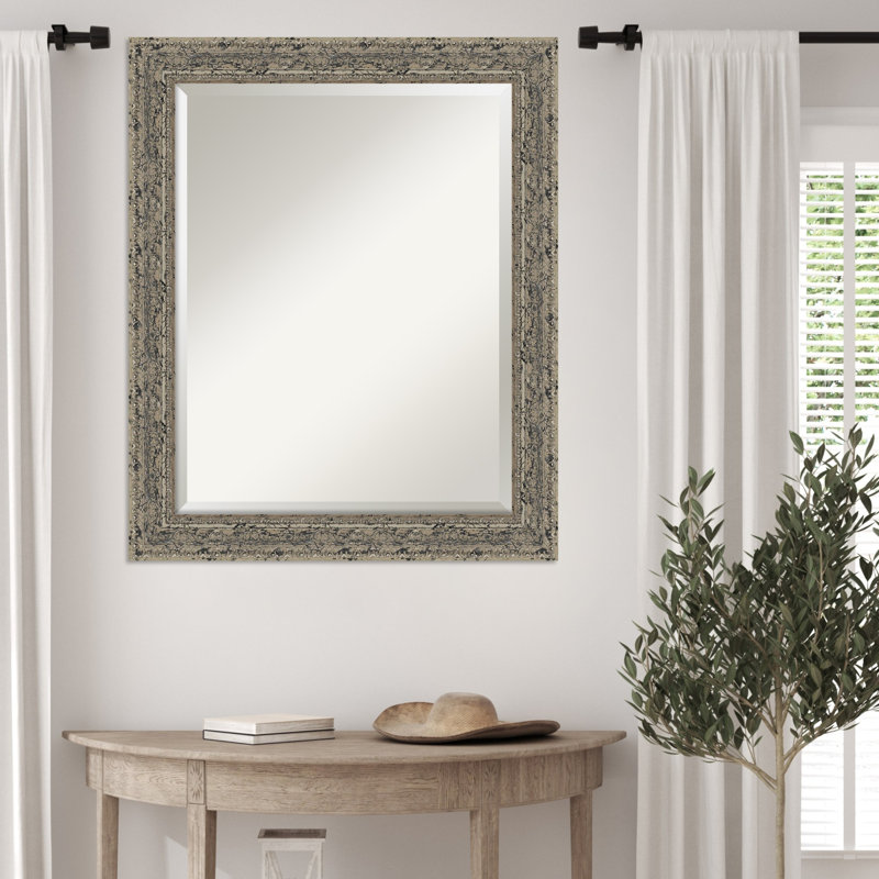 Miroir mural Attic, Argent argent, 27,5 po x 33,5 po
