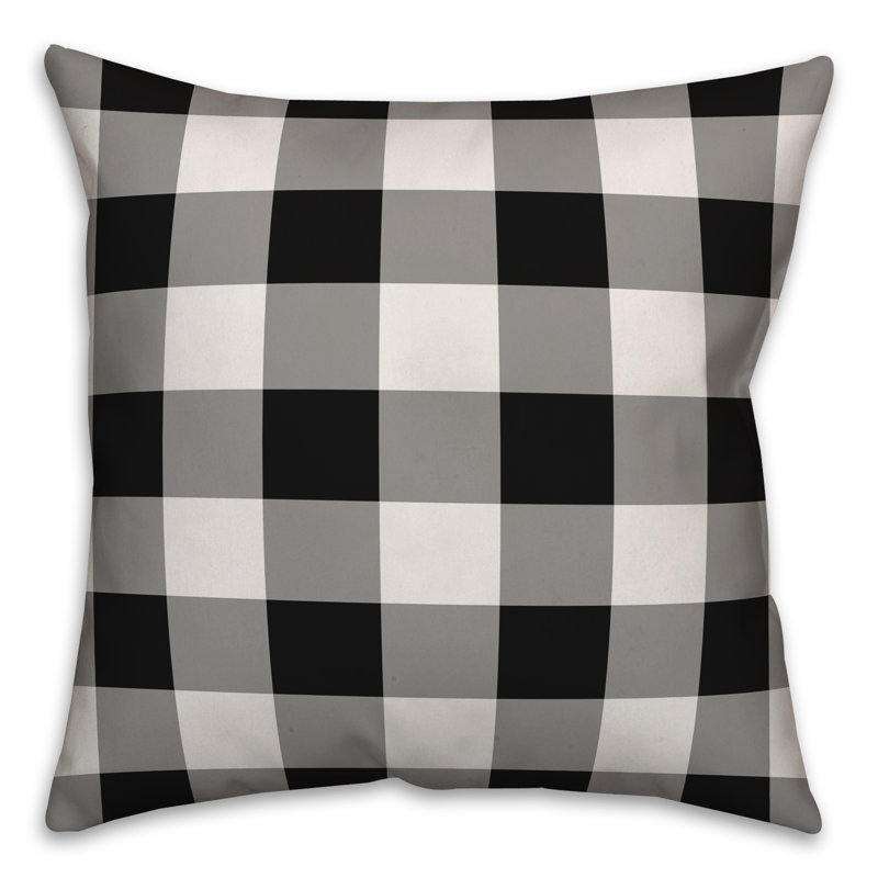 Housse et insert de coussin carré S Chassiti Buffalo Check, X