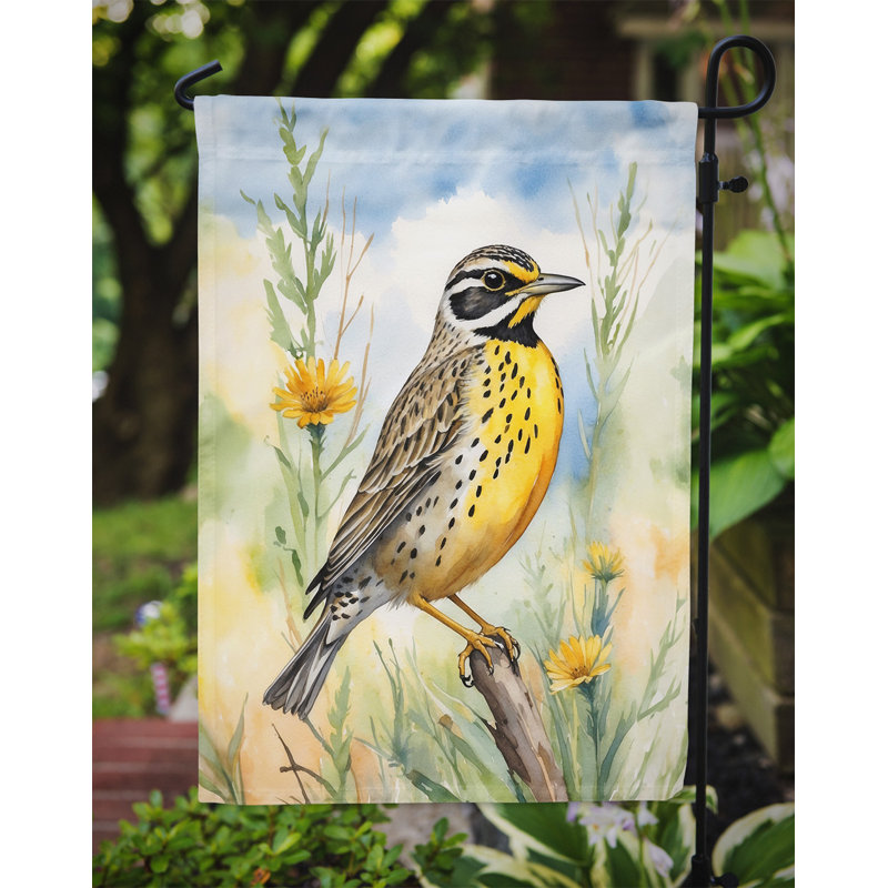 Drapeau de jardin, Dakota du Nord Western Meadowlark