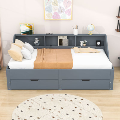 Lit de jour simple avec couchette Nagey