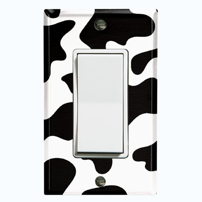 Vache avec motif de vaches et plaque murale