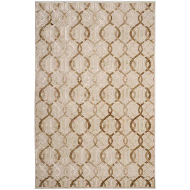 Van Wyck Paradise Viscose Geometric Rug, Rectangle 6'7" x 9'6"