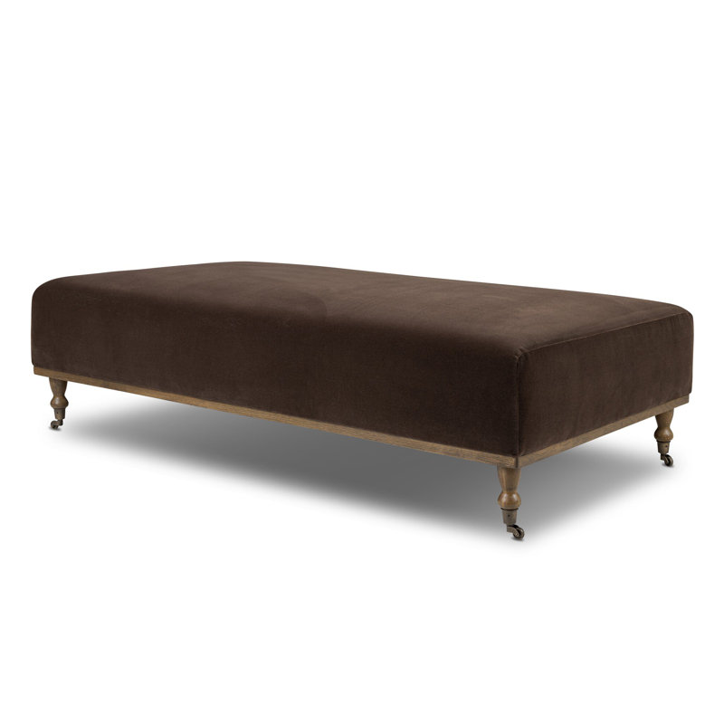 Harlin Cocktail Ottoman-Surrey Cocoa