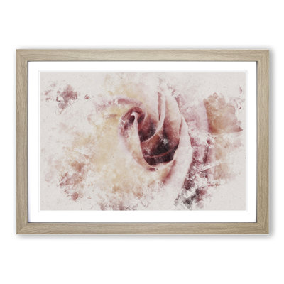 Pink Rose Flower Vol.6 - Picture Frame Graphic Art