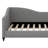 L-Shaped Linen Daybed With Solid Wood Legs-944553626-944553629