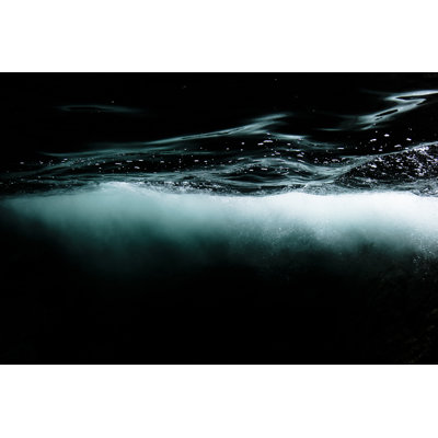 Underwater View Of Wave - Wrapped Canvas Print