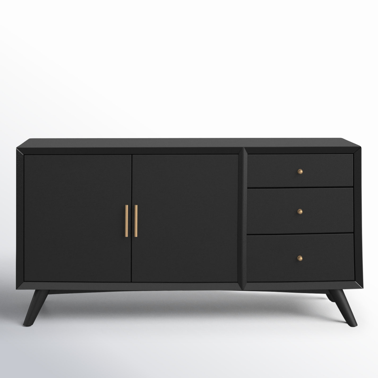 Williams Mahogany Sideboard, Black