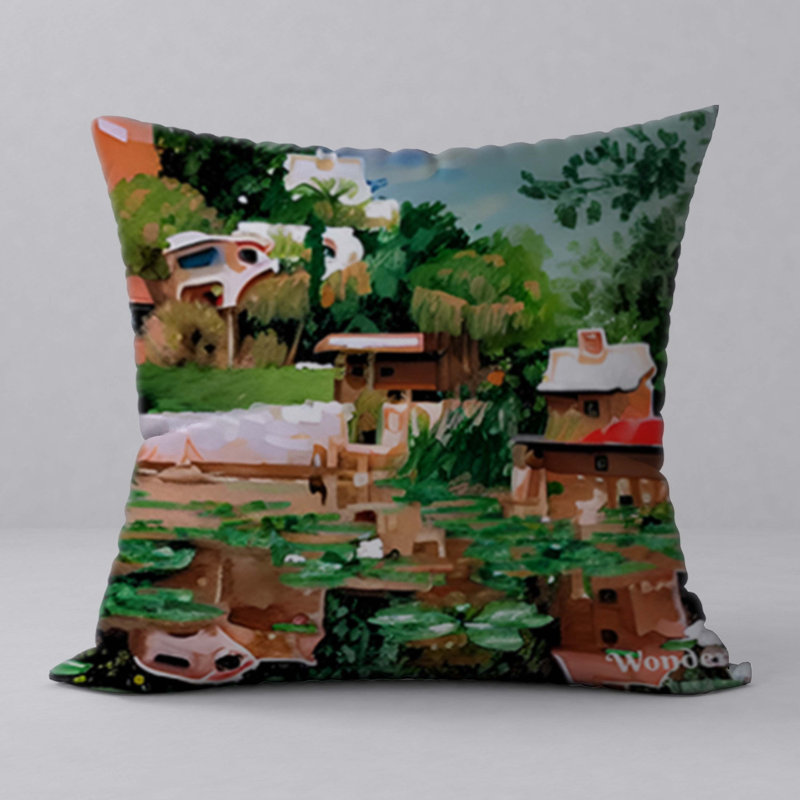 Reversible Throw Pillow