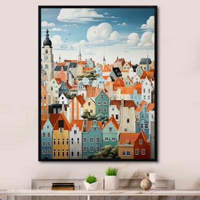 Collage de toits écarlates Elyx Danemark IV